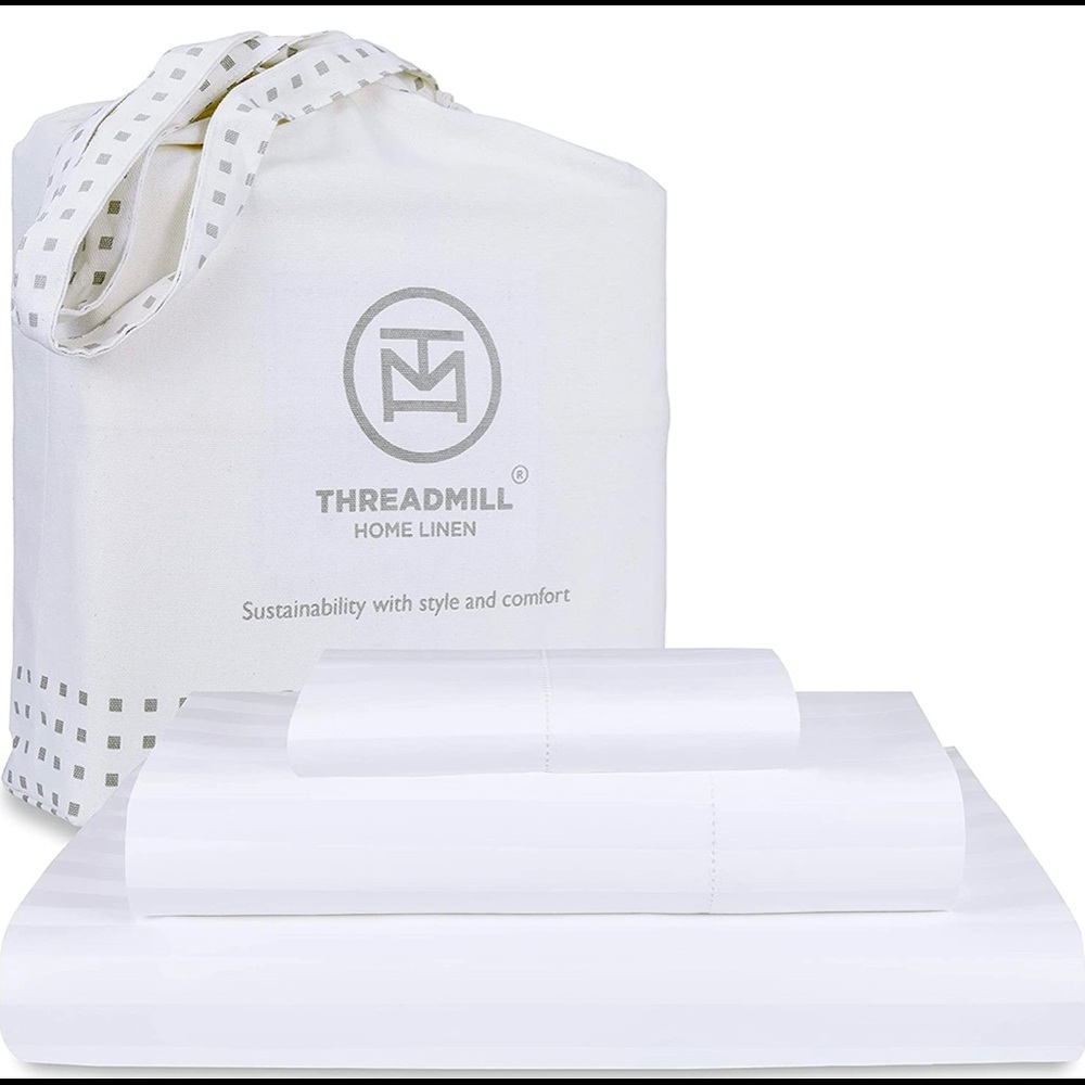 Threadmill linen 500ct twin sheet set